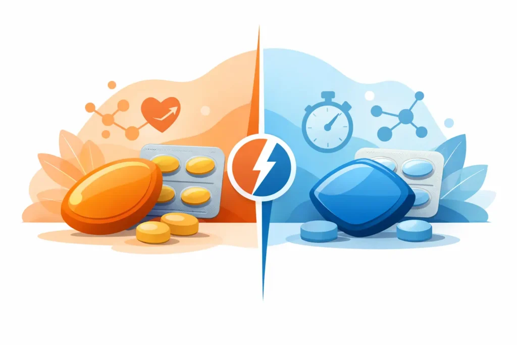 Tadalafil vs Sildenafil for ED