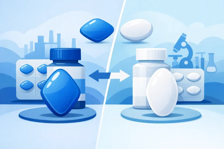 Brand Viagra vs Generic Sildenafil