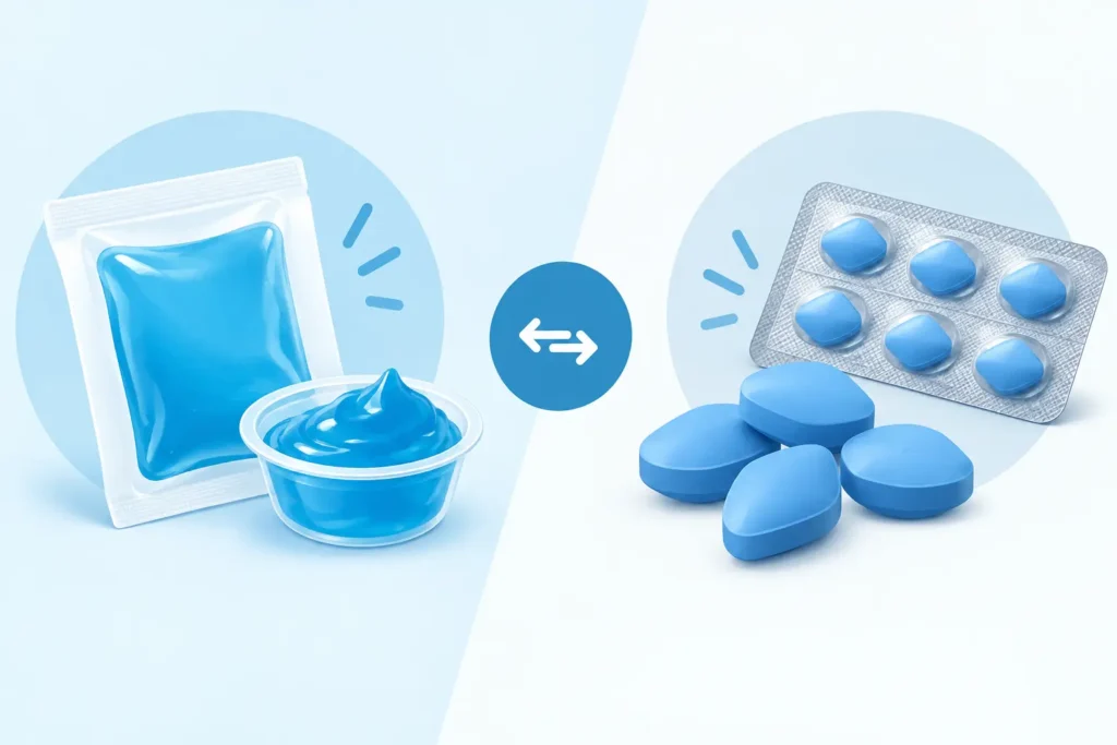 Kamagra Oral Jelly vs Tablets: What Changes?