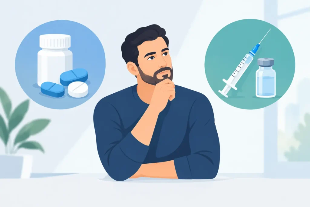 ED Pills Versus Injections for Better Planning